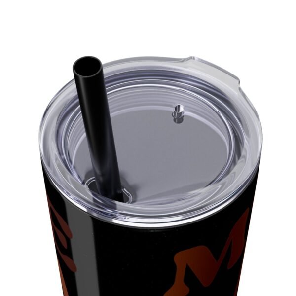Melanin Skinny Tumbler with Straw, 20oz - Image 16